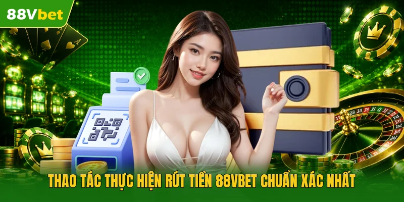 Thao tác thực hiện rút tiền 88VBET chuẩn xác nhất
